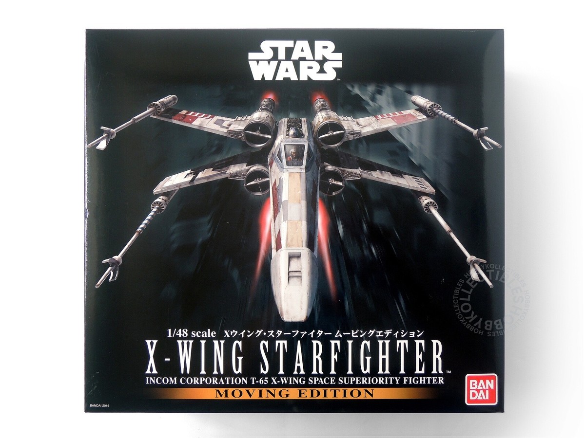 Bandai Star Wars 1/48 X-Wing Fighter StarFighter T-65 Moving