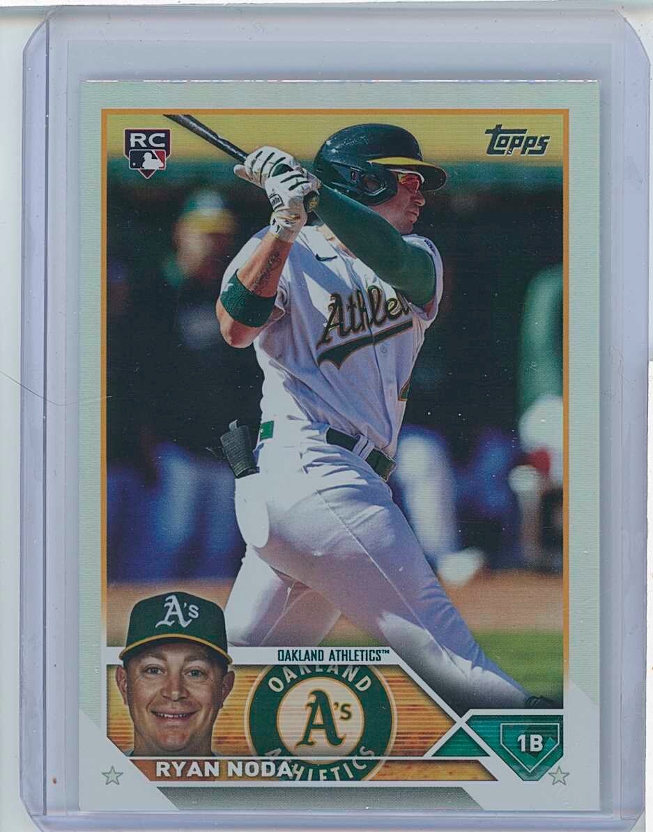 RYAN NODA 2023 Topps Update Baseball RAINBOW FOIL Parallel US75 RC