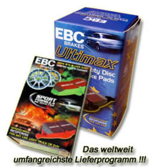 EBC Brakes Yellowstuff 4000 Series Brake Pads DP41521R - High Friction For Street & Track