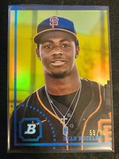 2022 Bowman Heritage Ryan Reckley Gold Refractor 59/75 San Francisco Giants