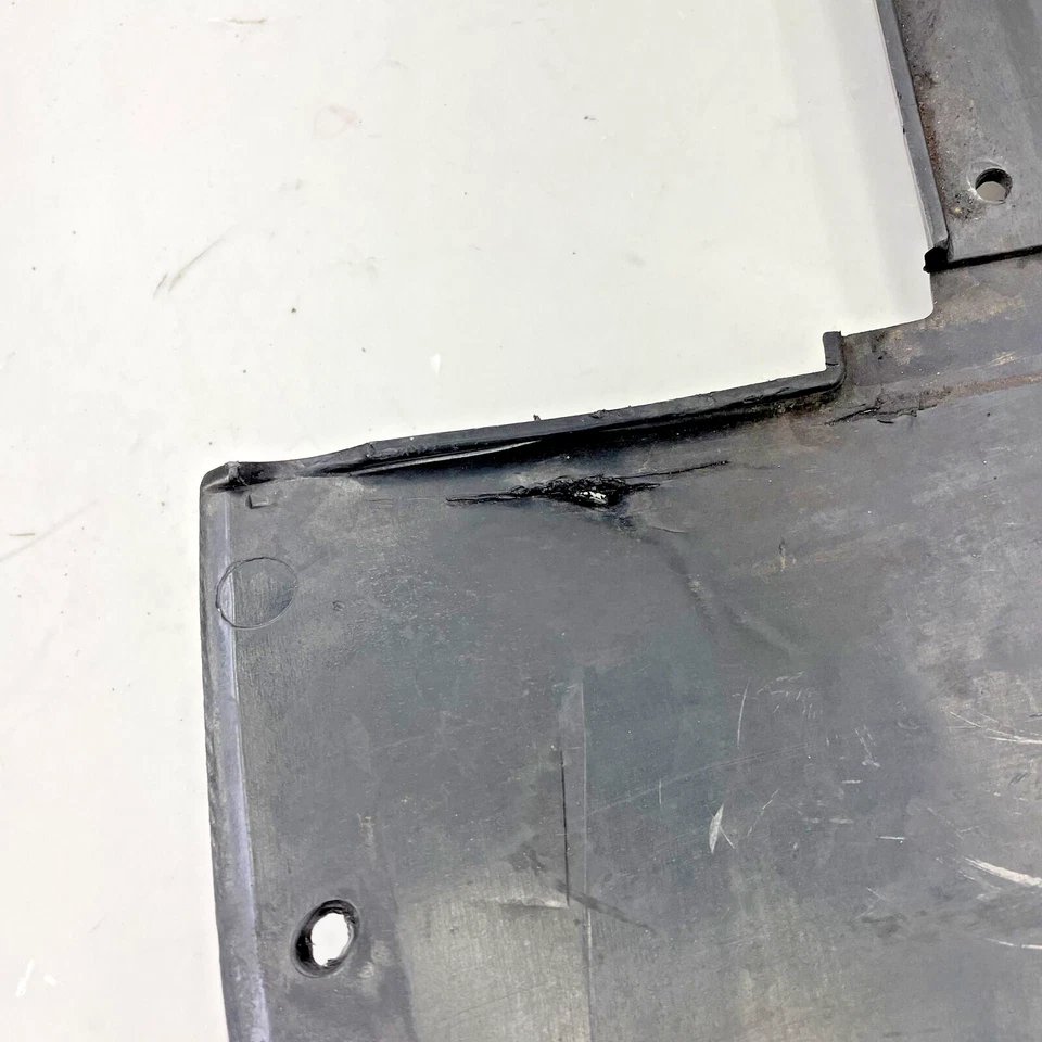 2001 Arctic Cat ZL 800 BLACK PLASTIC FRONT LOWER CENTER BELLY PAN SHROUD COWL - Image 4 of 4