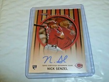 2019 Bowmans Best Nick Senzel Franchise Favorites AUTOGRAPH #51/60 Reds RC