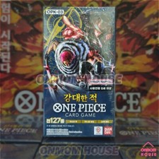 One Piece TCG Card MIGHTY ENEMY Booster Korean BOX (OPK-03)