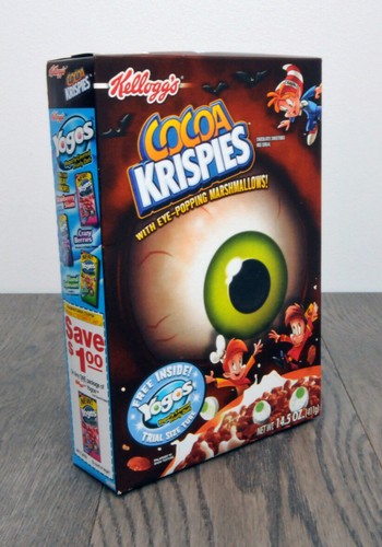 Vintage Kellogg's Cocoa Krispies 14,5 oz volle Box werkseitig versiegelt