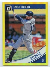2018 Donruss Gold Press Proof Baseball - #57 - Ender Inciarte - Braves - #17/99