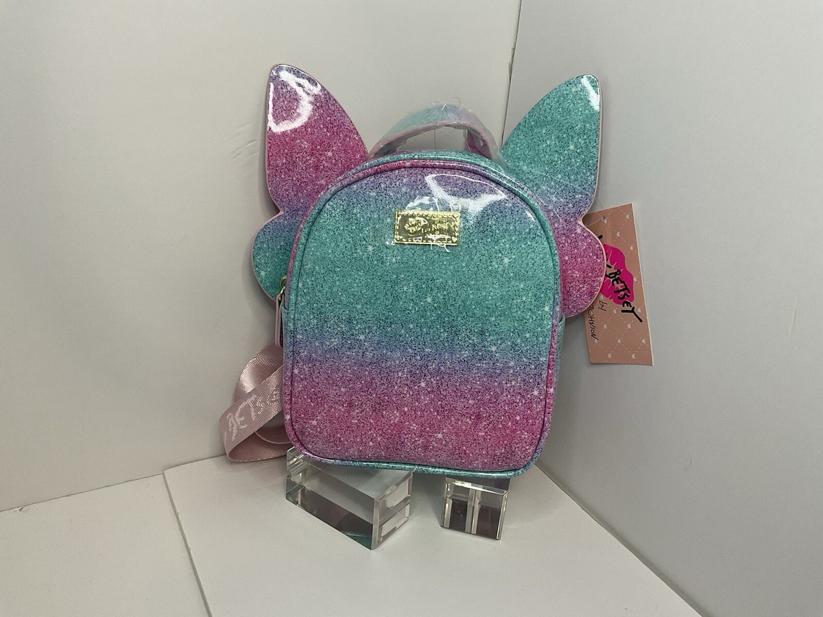LUV Betsy Johnson Floral Butterfly Pink and Blue Women\'s Backpack Set NWT NEW In Package Luv Betsey Johnson Kitsch Wing | Mercari main image 4