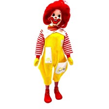 Vintage 1976 Ronald McDonald Remco Doll Articulated 10" Collectible Toy Mascot
