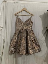 fashion nova catch his eye flare dress YD30788 pink/ combo size s(BA13)