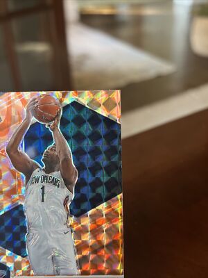 2020-21 PANINI MOSAIC ZION WILLIAMSON REACTIVE ORANGE PRIZM #49 | eBay