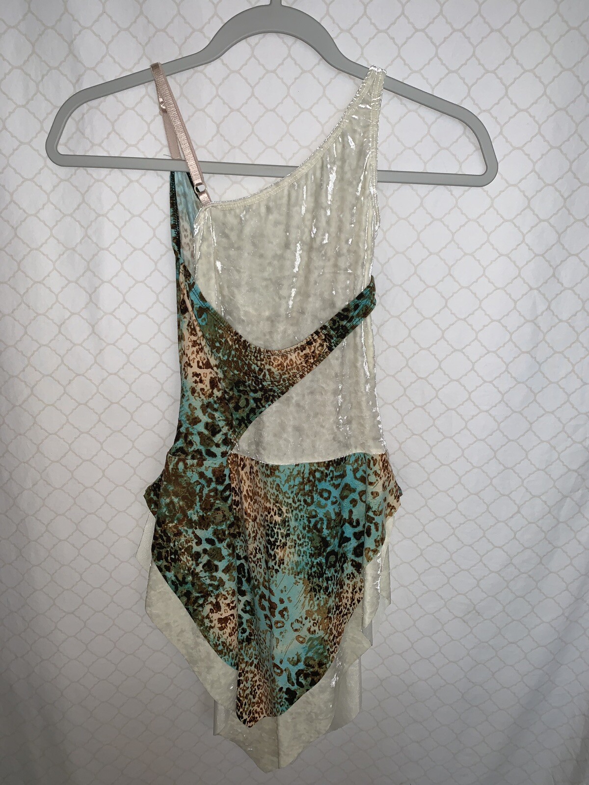 Lyrical One Piece Dance Costume Child Large (arm piec… Gem