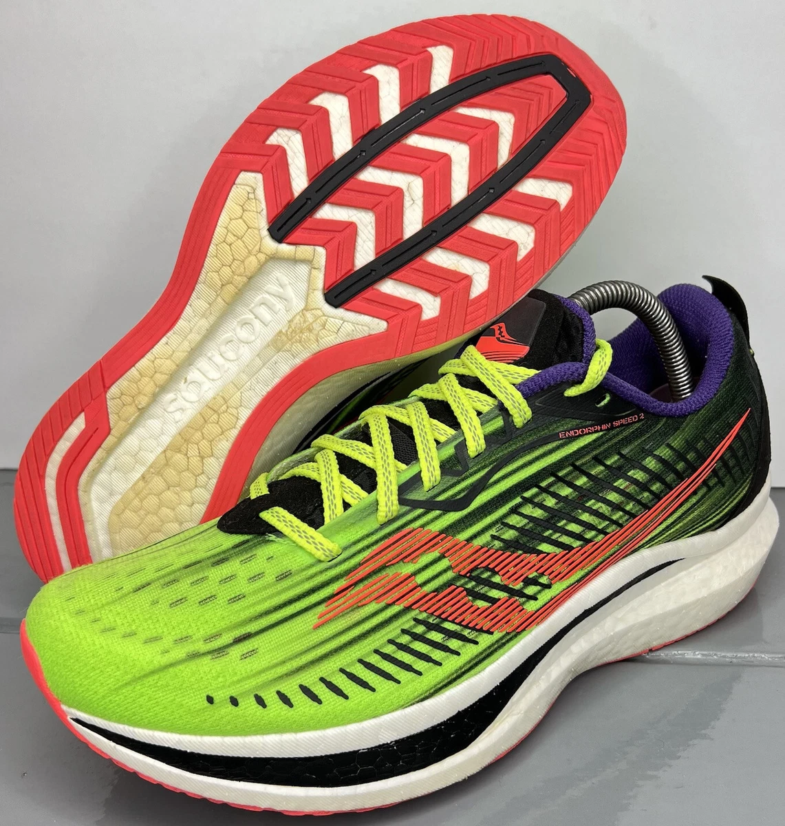 Saucony Endrophin Speed 2 Women s Size 10 S10688 65 Vizipro Running Shoes