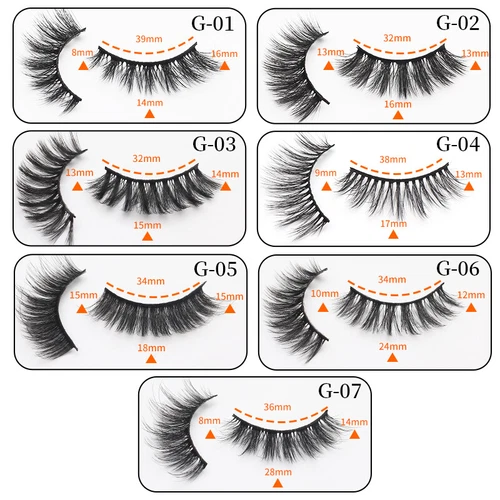 3D Mink Nature Eyelashes Lightweight Comfortable to Wear Dramatic Lash Extension - Picture 3 of 25