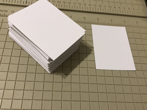 135 Aceo Cards Blank 110 Lb Cardstock 2 5 X 3 5 White 2 X 3 Atc Art Ebay