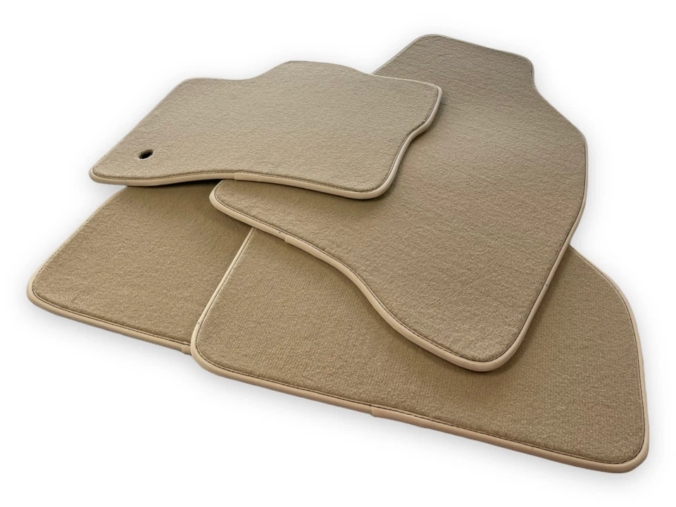 Juego de alfombrillas para coche Lincoln MKS 2009-2016 beige a medida AutoWin Foto 3 de 4