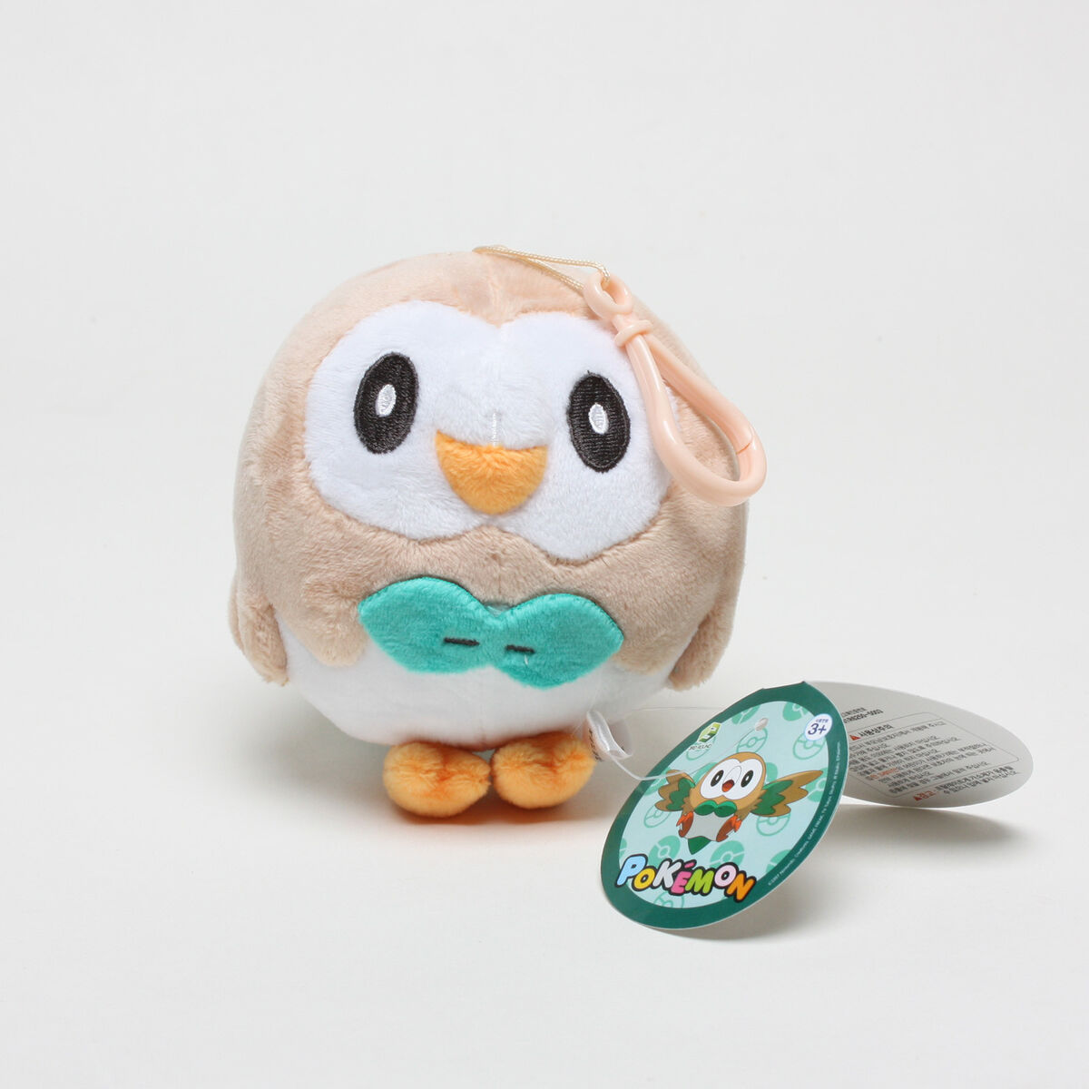 Licensed Rowlet Pokemon Plush Toys Soft Doll Key Chain Ring Pendant Bag  Strap