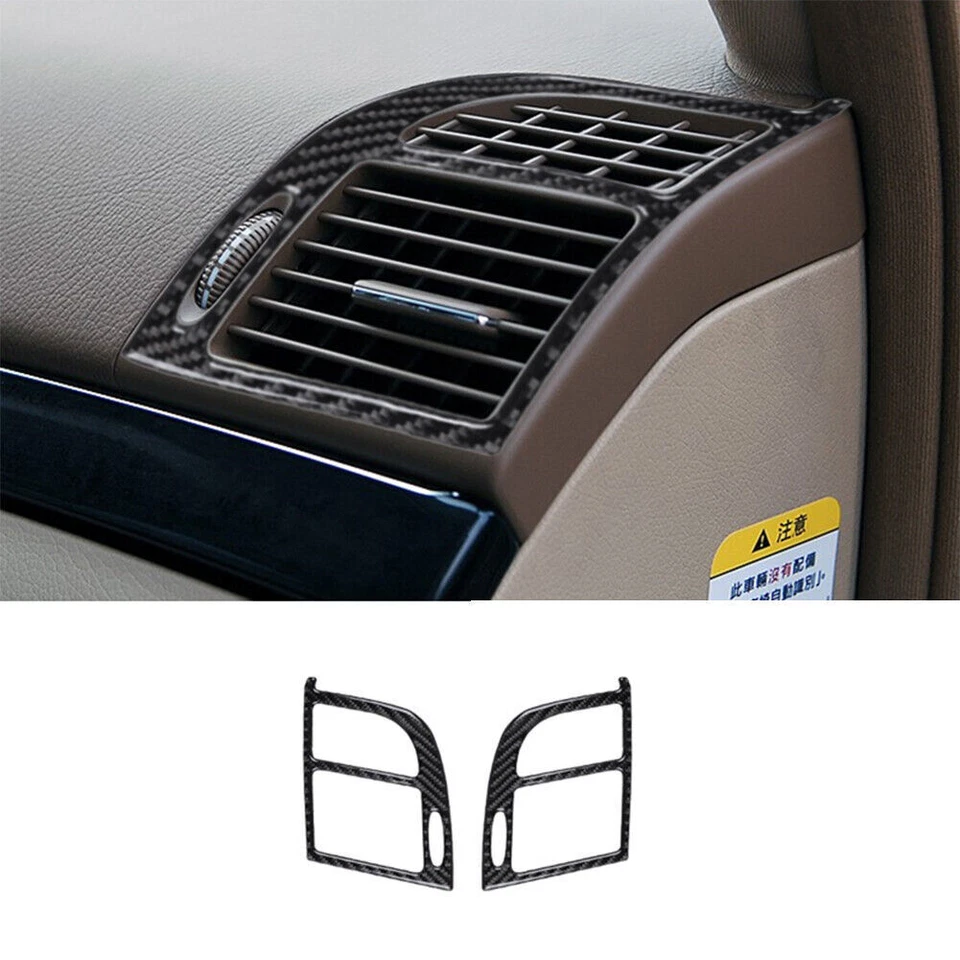 16Pcs Carbon Fiber Interior Full Kit Cover Trim For Mercedes-Benz E-Class W211 - Image 3 of 4