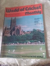 1977 WORLD OF CRICKET MONTHLY - AUSTRALIA VS CRICKET MAGAZINE