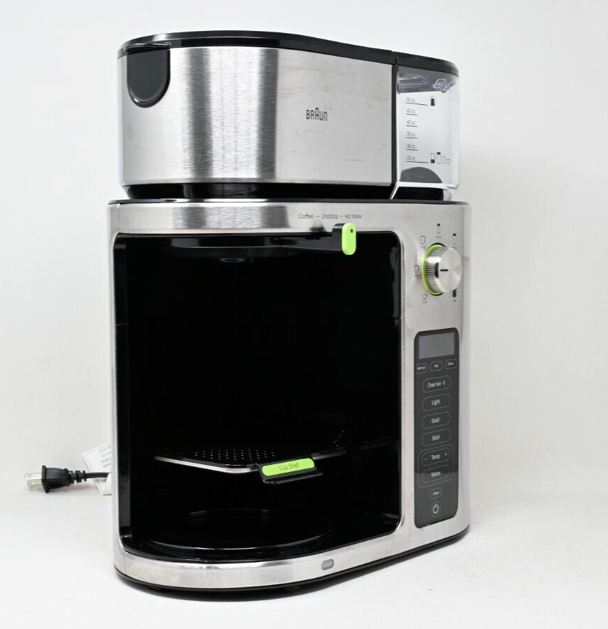 Braun MultiServe Drip Coffee Maker 10 Cup Stainless Steel KF9170SI