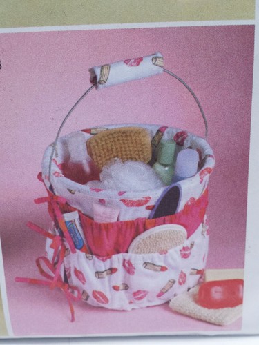 McCall's Crafts Sewing Pattern 4858 Bucket Organizers Baby Cleaning Crafting - Picture 5 of 6