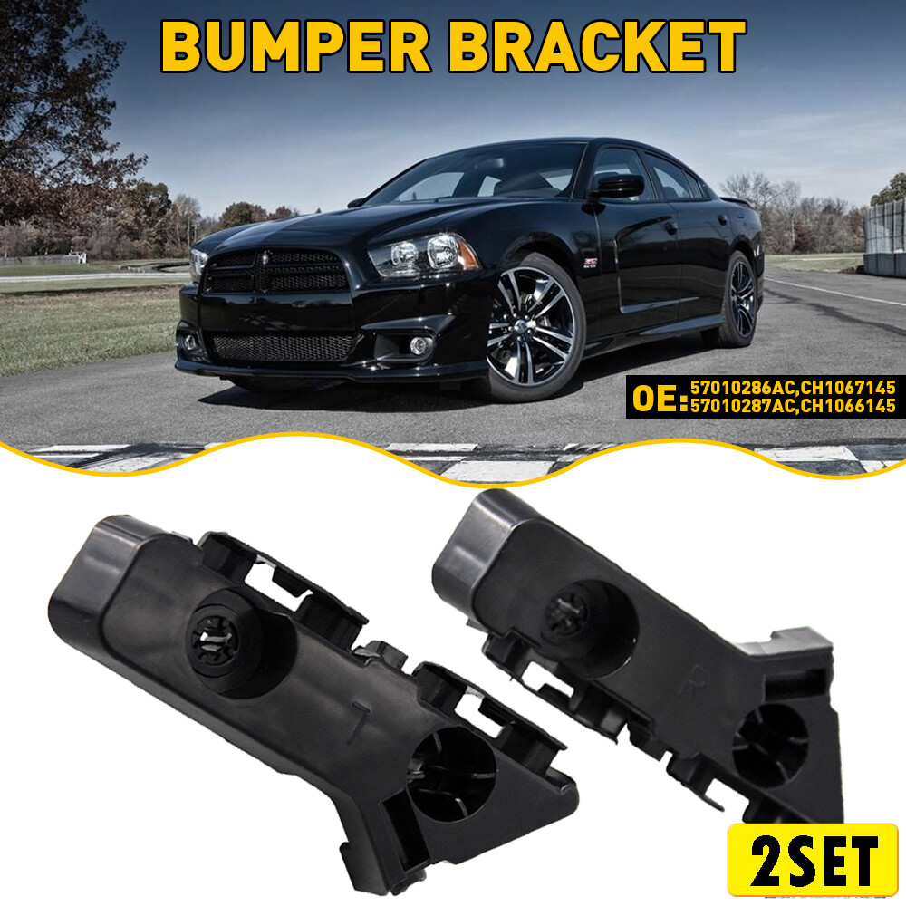 4PCS Front Bumper Mounting Brackets for 2011-2014 Dodge Charger Left & Right Set