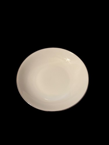 Set Of 4 JOHANN HAVILAND Bavaria china WEDDING RING Platinum Coupe Soup Bowl - Picture 3 of 4