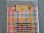 Longaberger Color Me Spring fabric square 16" X 16" Napkin Cloth liner New