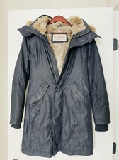 Aritzia Babaton Black Oskar Parka Faux Fur Coat - Size Xxs