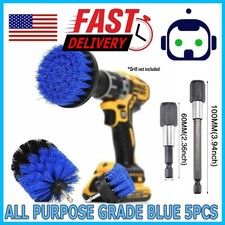 5PCs Drill Brush Set Power Scrubber Drill Attachments Carpet Tile Grout Cleaning