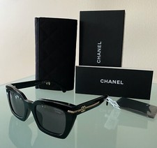 NIB CHANEL dress SQUARE SUNGLASSES/glasses/frame Ref.5509A C622/T8 ITALY