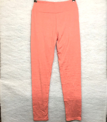 LuLaRoe leggings adult OS one size (sz 2-10) heathered orange NEW