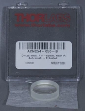 NEW Thorlabs ACN254-050-B f=-50.0 mm, Ø1" Achromatic Doublet, ARC: 650-1050 nm