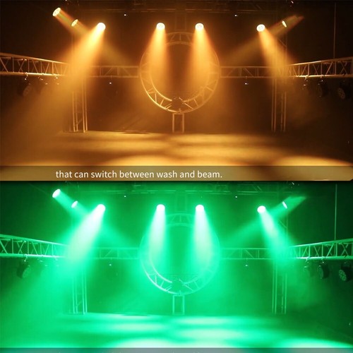 2PCS 380W LED Moving Head Light RGBW Zoom Beam Stage Wash Lighting DJ Party Lamp - Picture 10 of 22