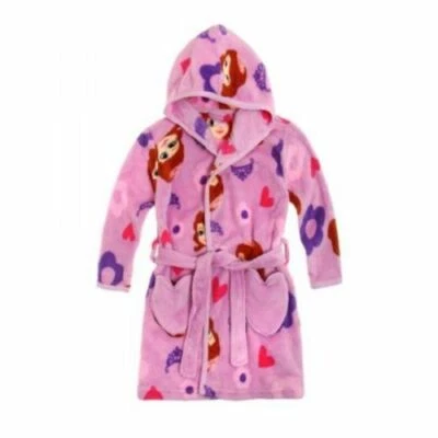 DISNEY Kinder Bademantel "Sofia the First" Super Flauschig Gr.:92-128*NEU*