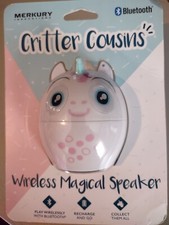 Merkury Critter Cousins Wireless Magical Speaker Unicorn New