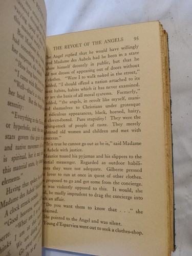 The Revolt Of The Angels Anatole France 1923 Leatherbound - Imagen 9 de 11