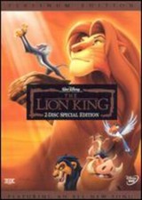 Lion King (DVD, 1994)WITH OUTER SLEEVE.