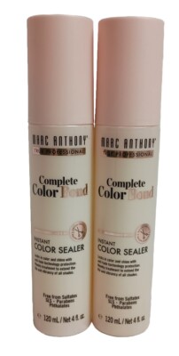 2 Marc Anthony Complete Color Bond Instant Color Sealer 4 Oz. Each 