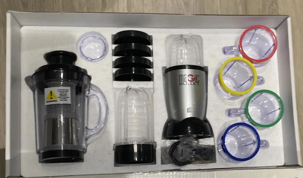 Original MAGIC BULLET 21 Piece BLENDER SET ~ New in Box ~ FREE