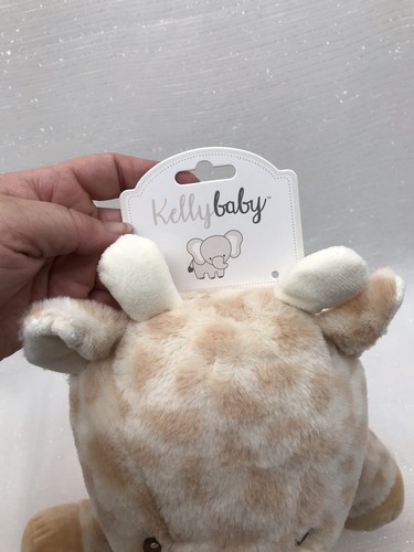 Kellytoy Kelly Baby Giraffe Plush Stuffed Rattle Lovey Toy Crinkle 18" Brown NEW - Picture 12 of 12