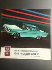 1965 American Motors Rambler ClassicShowroom Advertising Sales Brochure RARE!!