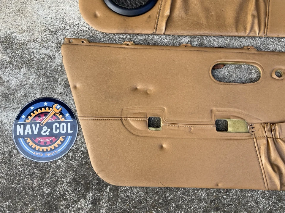 90-97 MAZDA MIATA LH PAR Puerta Tarjeta Panel Tan Power 1990-1997 Foto 4 de 4