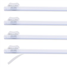 4pcs Plastic Wrap Cutter, 17in Plastic Wrap Slide Cutter Self Adhesive, White