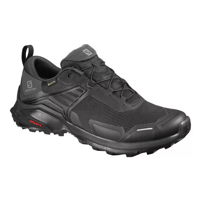 Salomon X Raise Hiking Shoes Mens 10 Black Gore-Tex Waterproof Lightweight