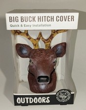 Big Buck Tow Hitch Ball Cover Slip On Rubber Deer Head 1 To 2 Inches