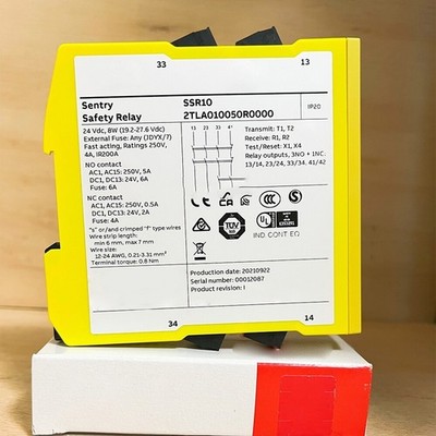 2TLA010050R0000 SSR10 Safety Relay Replacement for 24V Industrial Control System
