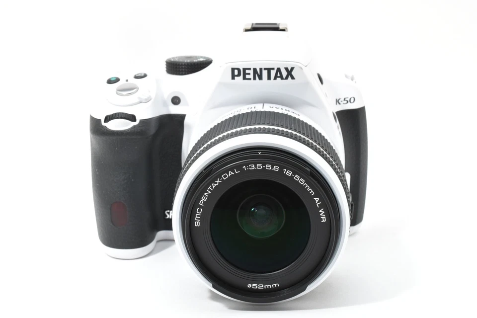 【NEUWERTIG】 Pentax K-50 16.3MP DSLR Weiß SMC 18-55mm F3.5-5.6 Aus Japan... - Bild 3 von 4