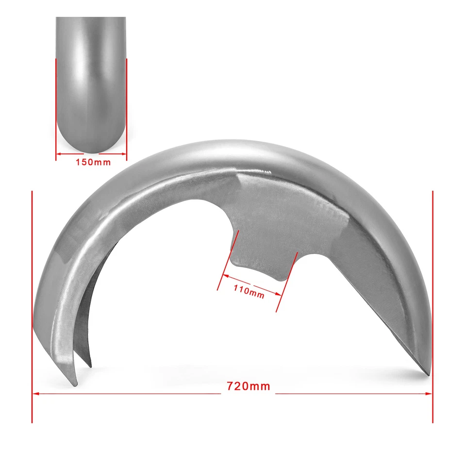 21" GARDE-BOUE AVANT ENVELOPPANT pour Harley 1996 à 2022 Touring Bagger Softail - Photo 1/4