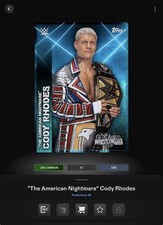 VIDEOGAME Topps WWE Slam 26 - WRESTLEMANIA PREDICTIONS - CODY RHODES