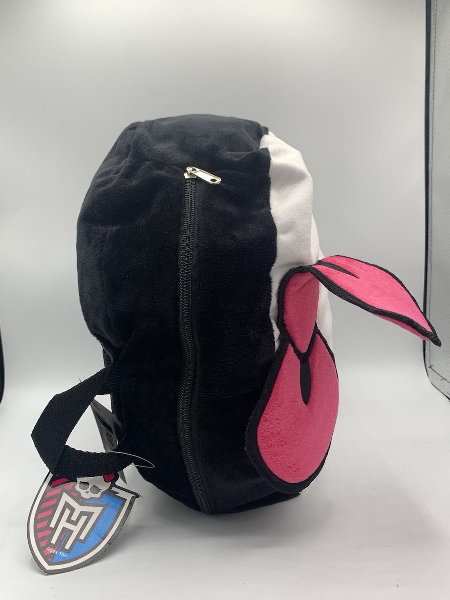 Monster High NWT Skull Shape Skullette Plush 12”Backpack Bag  display picture 2