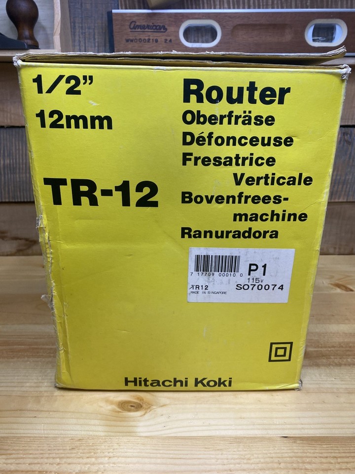 HITACHI TR-12 Plunge Router, 1/2